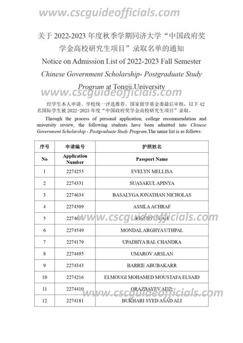 chinese government scholarship results